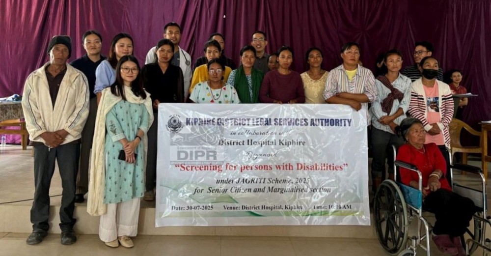 DSLA, Kiphire, Secretary, Holika Sukhalu, with official and participants during special health camp held on July 30. (DIPR Photo)